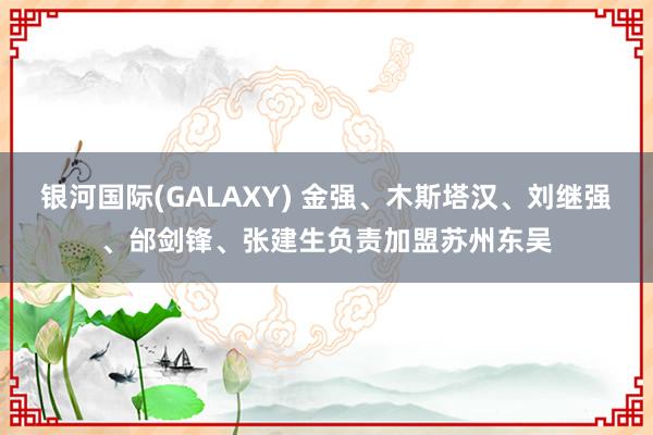 银河国际(GALAXY) 金强、木斯塔汉、刘继强、邰剑锋、张建生负责加盟苏州东吴